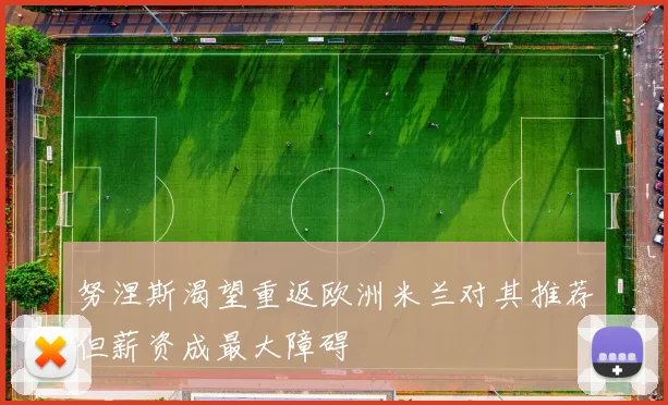 努涅斯渴望重返欧洲米兰对其推荐但薪资成最大障碍